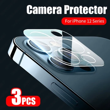 3ks Objektív Fotoaparátu Ochranné Sklo pre IPhone 12 Pro Max Mini Zadný Fotoaparát Screen Protector IPhone 12 Mini Pro Max Objektív Film