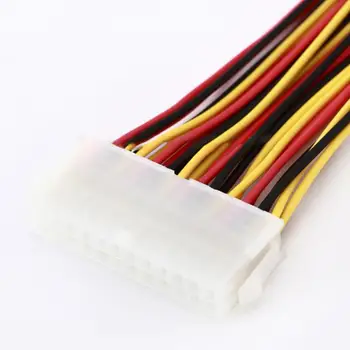 Multifunkčné 24-pin Samec Samica Moc Predlžovací Kábel ATX Napájací zdroj Rozšírenie Drôt pre Počítač PC