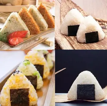 4PCS/Set DIY Sushi Formy Onigiri Ryža Loptu Potravín Stlačte Trojuholníkové Sushi Maker Formy Sushi Auta Japonskej Kuchyne Bento Príslušenstvo