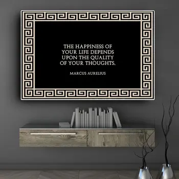 Moderné Abstraktné Obrazy Epictetus Motivačný Citát Plátno na Maľovanie na Stenu Umenie Plagátu Tlač Obrázkov v x izba, obývacia izba Domova