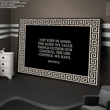 Moderné Abstraktné Obrazy Epictetus Motivačný Citát Plátno na Maľovanie na Stenu Umenie Plagátu Tlač Obrázkov v x izba, obývacia izba Domova