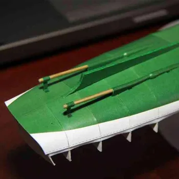 DIY Papier Model 1:100 poľské Pobrežie Trajektové Lode Lilla Weneda Hra Zostaviť Puzzle Pre Deti Vzdelávania Dospelých 3D Papercraft Hračka M3X0