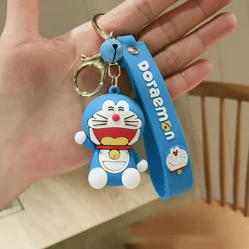 2021 Módne Doraemon Keychain Anime Obrázok Keychain Cartoon Doraemon Model prívesok na Detské Hračky pre Dievčatá Darček k Narodeninám Hračka