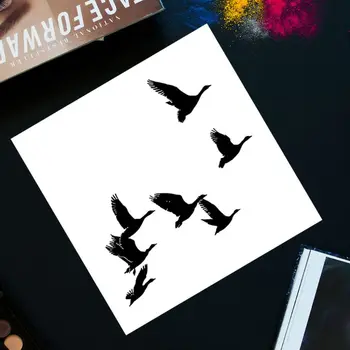 Lietať Vták Silikónový Transparentný Pečiatka Pozadí Jasné Známky DIY Scrapbooking Karty, Takže