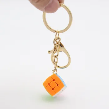 YJ yongjun Mini prívesok na chlieb 3x3x3 magic Cube rýchlosť Puzzle Magic Cube vzdelávacie hračky 2cm 3,5 cm 4,5 cm prívesok na dekorácie