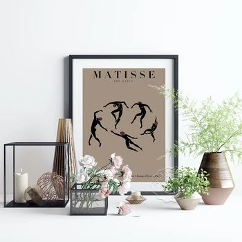 Matisse Wall Art, Henri Matisse Umenie Retro Plagátu, Tanec Print Art, Ročník Art Stenu Obrázok, Domova, Výstavy Tlače Plagát