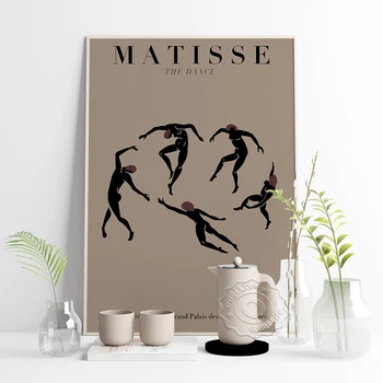 Matisse Wall Art, Henri Matisse Umenie Retro Plagátu, Tanec Print Art, Ročník Art Stenu Obrázok, Domova, Výstavy Tlače Plagát