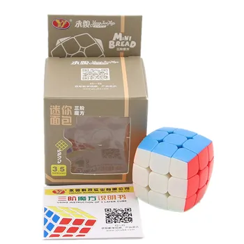 Yongjun pillowed 2 cm 3,5 cm 4,5 cm Mini 3x3x3 Magic Puzzle Relaxačná Kocka keychain Profesionálne YJ 3x3 Rýchlosť Kocka Vzdelávacie Hračka