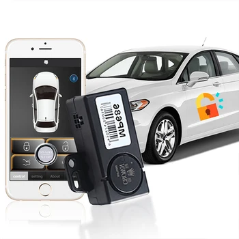 Smart Key Auto Alarm Systém S Diaľkovým centrálnym uzamykaním Tlačidlo Pasívne nastúpenie bez kľúča