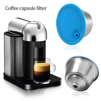 3ks/6pcs Znovu kávové kapsule opakované použitie Filtra Kávy Naplniteľné Kávové Kapsule Kompatibilné Filter Pod Poháre Pre Dolce Gusto
