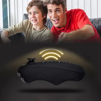 Y1 Bezdrôtové 3D Okuliare Video Ovládač Bluetooth Gamepad VR Diaľkové Ovládanie Prehrávača