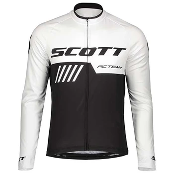 2021 Scott Cyklistika Dres Dlhý Set MTB Cyklus Oblečenie, Športové oblečenie, Horské bicykle, Oblečenie ropa ciclismo