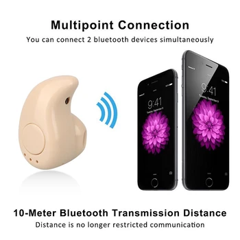 S530 Mini Bezdrôtové Bluetooth-kompatibilné Slúchadlá Do Ucha TWS Športové Handsfree Headset Pre Iphone Samsung Huawei Xiao Slúchadlá