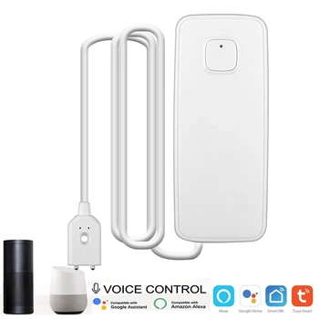 Wifi Senzor Vody Únik Vody Detektor Úrovne Vody Úniku Senzor, Alarm Inteligentný Dom Pracuje S Alexa Domovská Stránka Google Ifttt
