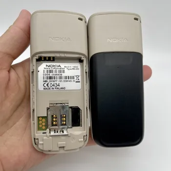 Nokia 1650 Zrekonštruovaný mobilné telefóny Originálne Odomknutá, 1.8 palce FM rádio 1020mah Batérie Lacné Kvalitné doprava Zadarmo