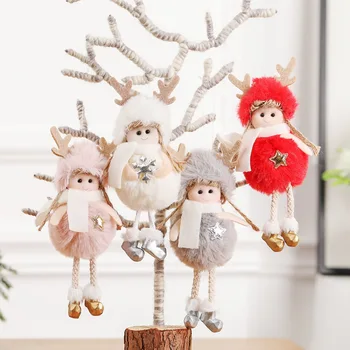 Vianočný Anjel Bábika Vianočný Stromček, Dekorácie, Vianočné Dekorácie pre Domov Adornos De Navidad Natal Nový Rok 2022