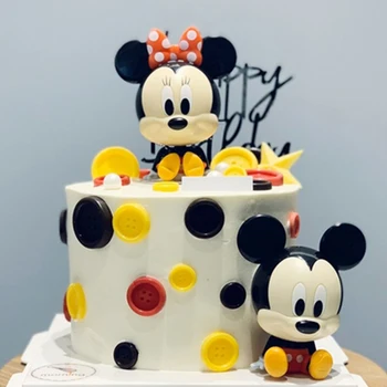 Disney Nové Minnie Mickey Cake Decoration Módne Roztomilý Kreslený Tortu Ornament Tortu Vňaťou Baby Sprcha Narodeninovej Party Deti Hračky