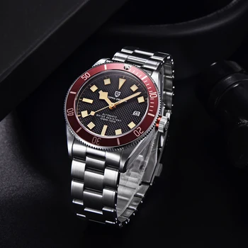 2021 Nové PAGANI DIZAJN BB58 Mechanické Náramkové hodinky mužov Automatické hodinky pre mužov Nepremokavé Nerezová oceľ remienok NH35 Reloj Hombre