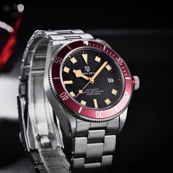 2021 Nové PAGANI DIZAJN BB58 Mechanické Náramkové hodinky mužov Automatické hodinky pre mužov Nepremokavé Nerezová oceľ remienok NH35 Reloj Hombre