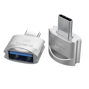 USB 3.1 Typu C Otg Adaptér Konektor Pre Macbook Pro Oneplus 7 pro Samsung S10 S9 S8 Xiao Mi 9 Huawei Typ C OTG
