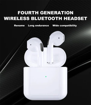 Pro4 Mini TWS Bezdrôtové Slúchadlá Bluetooth 5.0 Slúchadlá Matný Slúchadlá Plnenie Box Slúchadlá Bezdrôtové Slúchadlá pre iphone xiao
