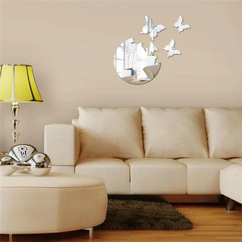 3D Butterfly Dekorácie Akryl Zrkadlo na Stenu-Nálepky Domova Nálepky Obývacia Izba, Spálňa, Kúpeľňa, Wc nástennú maľbu Umenie Odtlačkový