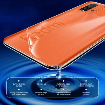 Plný Späť Chránič Hydrogel Film Pre Xiao Redmi 9T 9A 9C NFC Poznámka 9T 9S 9 Pro Max Mi 9 Se Mi9 Lite Žiadne Ochranné Sklo