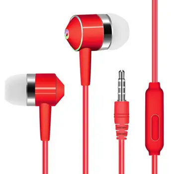 1PC In-ear Drôt Headset Drôt-riadený Vysoko Kvalitné Stereofónne Slúchadlá s Vysokou Vernosťou Zvuku, Kvalita Nastavenie Hlasitosti Slúchadiel