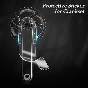 Požičovňa Kľukou Ochranné Nálepky Mountain Road Bike Priehľadná Ochranná Fólia Carbon Fiber Neviditeľný Ochranný Film