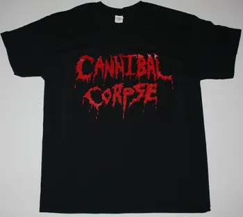 Kanibal Mŕtvola Logo Grindcore Death Metal Deicide Zadusenia Nové Čierne Tričko