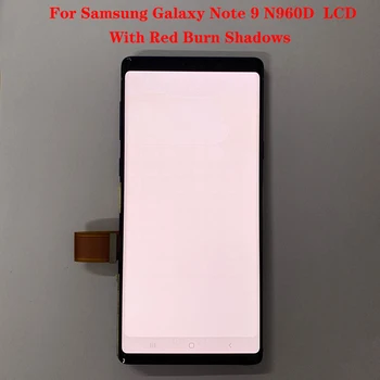 PÔVODNÉ super AMOLED Pre SAMSUNG Galaxy Note 9 LCD Displej S Rámom Pre Galaxy Note 9 Displej N960 N960F Dotykový Displej