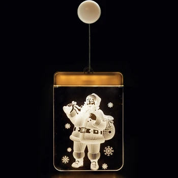 Vianočné osvetlenie rozprávkových svetiel garland závesy 3d LED osvetlenie napájané batériou string svetlá, Vianočné dekorácie spálňa windows