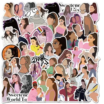 10/30/50Pcs/Set Americká speváčka Ariana Grande Pre Snowboard Notebook Batožiny Chladnička Auto - Styling Vinyl Odtlačkový Domova Nálepky