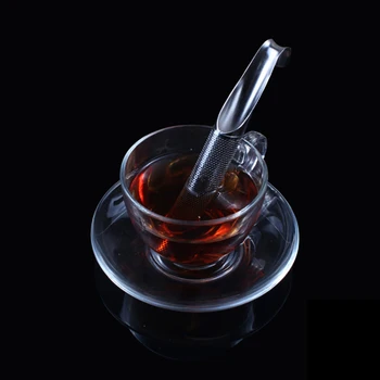 Z nehrdzavejúcej Ocele Čaj Infuser Rúra Dizajn Čaj znovu použiteľné Vrecko Čaju Jemné Oka Čaj Filter pre Voľné Listu Byliny Teaware