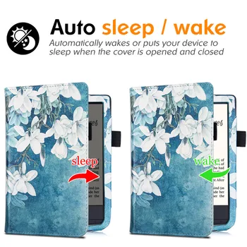 Pocketbook 606/616 Pocketbook 627/628 Pocketbook 632/633 Farba 2020 eReader Prípade Kryt - so Stojanom/Remienok na Ruku/Auto Sleep/Wake