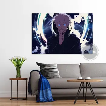 Plátno Anime Gojo Satoru Jujutsu Kaisen Obrázky, Domáce Dekorácie, Obrazy Plagát HD Vytlačí Wall Art Modulárny Obývacia Izba