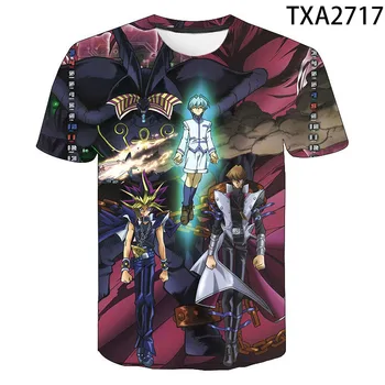 2021classic Anime Yu Gi Oh 3d Vytlačené T-shirt Muži/ženy Móda Bežné Hip-hop Populárne Kolo Krku Streetwear Topy
