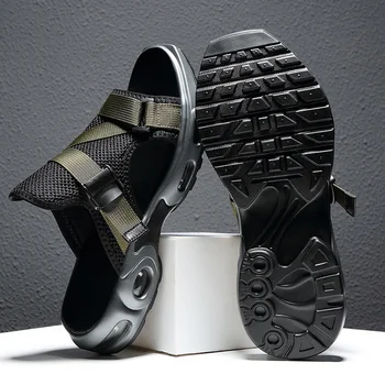 Sandále Mužov Papuče 2021 Nové Plážové Topánky Vankúš Príležitostné Športové Gladiator Sandále Mužov Letné Turistické Topánky Sandále
