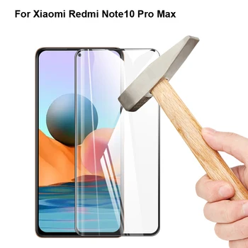 2 KS Pre Xiao Redmi Poznámka 10 Pro Max 3D Tvrdeného Skla Film Screen Protector Ochranná Úplné Pokrytie Ochrany mi Note10 Pro Max