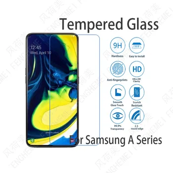 10Pcs/Veľa Pre Samsung Galaxy A01 A11 A21 A21S A22 A31 A41 A51 A71 A81 A91 FENGHEMEI Série Tvrdeného Skla Screen Protector
