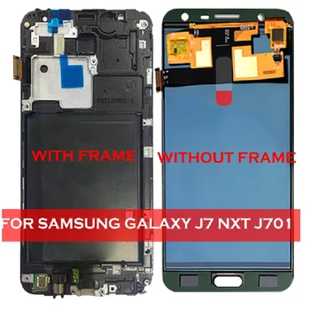 Pre Samsung Galaxy J7 Core SM-J701F J701M J701F/DS J701FN Displej Dotykový Displej Lcd Digitalizátorom. s Rámom Home Tlačidlo + Súpravy