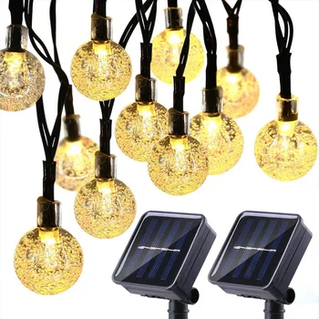 Solárne String Rozprávkových Svetiel 20/50 LED Vodotesný Vonkajší Veniec Solárne Lampy Vianoce Pre Záhradné Dekorácie Vianoce