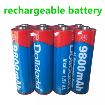 Nová Značka 4-30PCS AA 9800mAh Nabíjateľné Batérie 1,5 V Nové Alkalické Nabíjateľná Batery ForElectronic Produkty Doprava Zdarma