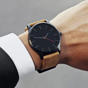 2021 nové pánske hodinky mužov quartz hodinky šport vojenské sledovať kožený remienok pánske hodinky celý kalendárny hodinky