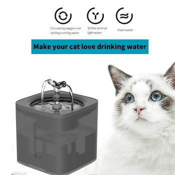 Automatické Pet Fontána Filter Dávkovač Feeder Mačka Vody Smart Napájačiek Pre Mačky Vody Misy Mačiatko, Šteňa Psa Dodávky Pitnej 2L