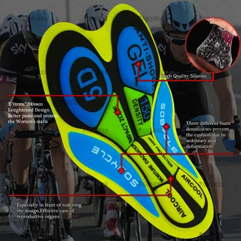 STRAVA Unisex Cyklistické Šortky 2021 Pro Bike Team Letné Cyklistické Krátke Nohavice Bicykel MTB Cestné Cyklistické Nohavice Priedušná 5D Gél Pad