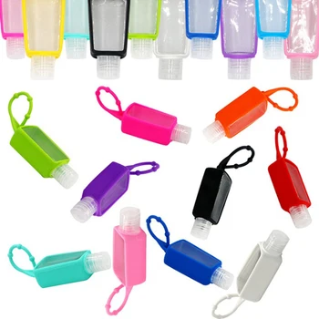 1PCS 30ml Roztomilý Kreslený Tvar Silikónové Mini Hand Sanitizer Odnímateľný Kryt Cestovné Prenosné Naplniteľné Fľaše