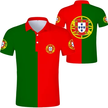PORTUGALSKO POLO tričko zadarmo vlastné meno počet pvp POLO tričko národ príznak pt republika portugalská krajiny Deň oblečenie