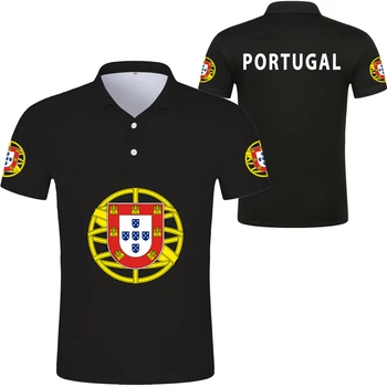 PORTUGALSKO POLO tričko zadarmo vlastné meno počet pvp POLO tričko národ príznak pt republika portugalská krajiny Deň oblečenie