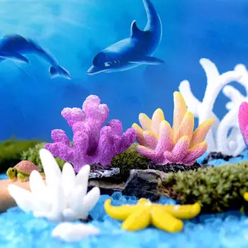 Akvárium Umelé Živice Coralline akvárium Non-jedovaté Krajiny pod vodou Dekor